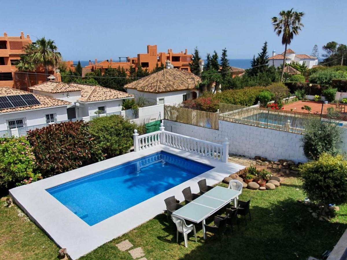 Beautiful 5 Bedroom Villa, Sea Views, Private Pool, Estepona Newly Refurbished Exteriér fotografie