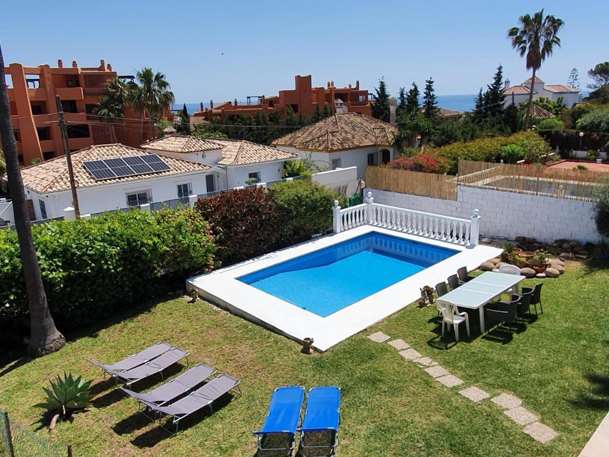 Beautiful 5 Bedroom Villa, Sea Views, Private Pool, Estepona Newly Refurbished Exteriér fotografie
